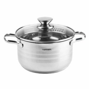 Garnek Nierdzewny Z Pokrywką Do Odcedzania 20cm 3l