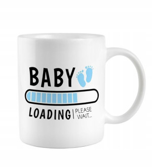Kubek Biały prezent dla Mamy BABY SHOWER BOY WZORY