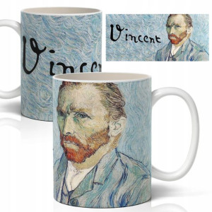 Kubek Biały Prezent Impresja Dali Van Gogh WZORY
