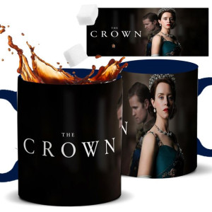 Kubek Granat Prezent Święta THE CROWN Królowa Wz