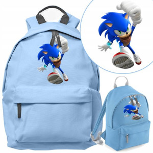 Plecak Do Szkoły Przedszkola Szkolny BLUE SONIC Wz
