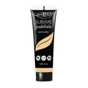 PuroBIO, Podkład kryjąco matujący SUBLIME FLUID FOUNDATION, 30ml