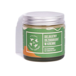 Mydlarnia 4Szpaki, Delikatny dezodorant w kremie - bezzapachowy, 60ml