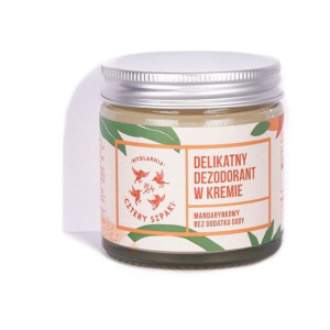 Mydlarnia 4Szpaki, Delikatny dezodorant w kremie - mandarynkowy, 60ml