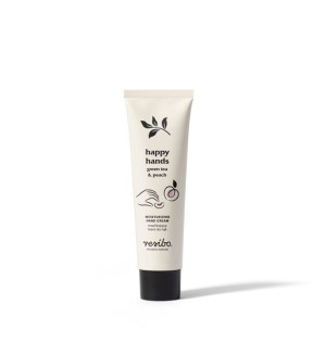 Resibo, nawilżający krem do rąk Happy Hands zielona herbata & brzoskwinia
