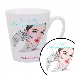 Kubek Latte Dla Kosmetyczki Makijażystki IMIĘ Wz