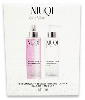 Niuqi Perfumowany Zestaw Rozświetlający Balsam Mgiełka