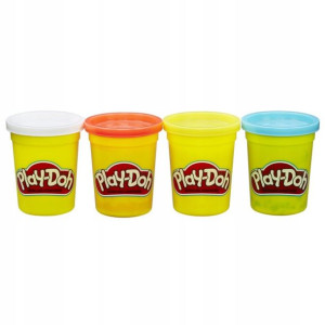 Hasbro Play Doh Ciastolina Tuba 4-pak B6508