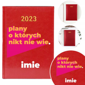 Kalendarz A5 2023 PLANY O KTÓRYCH NIKT NIE WIE Wz