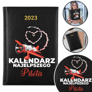 Kalendarz Czarny A5 2023 Dla Najlepszego Pilota