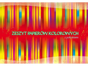 Zeszyt papierów kolorowych A4 10 kolorów