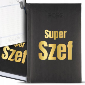 Kalendarz GOLD 2023 Złocenie DLA SUPER SZEFA Wzory