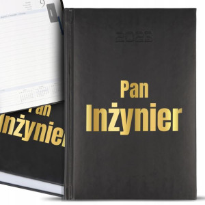 Kalendarz Książkowy GOLD PAN INŻYNIER Złote Wzory
