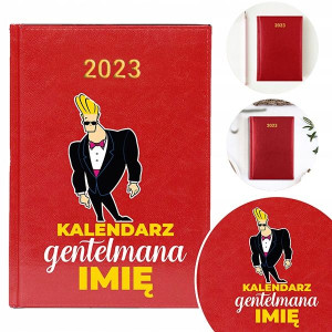 Kalendarz Notes CZER A5 2023 KALENDARZ GENTELMENA