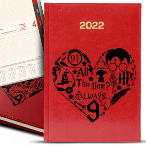 Kalendarz Planer A5 2023 CZER Dla Czarodziejki Wz