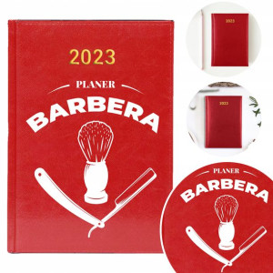 Kalendarz Planer A5 2023 CZERWONY DLA BARBERA Wz