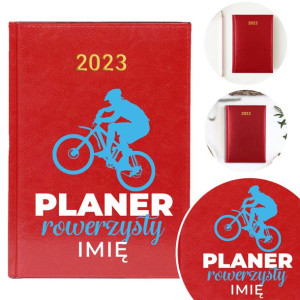 Kalendarz Planer A5 2023 DLA ROWERZYSTY IMIĘ Wz