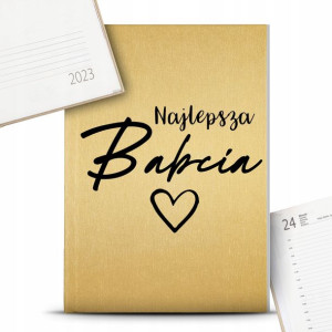 Kalendarz Planer A5 2023 NAJLEPSZEJ BABCI Wzory