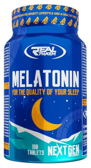 Melatonina - lepszy sen - Real Pharm - 180tab