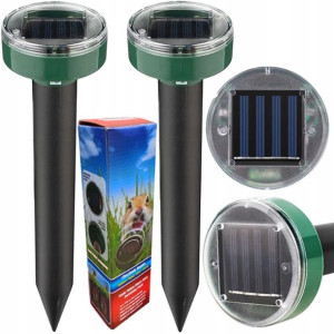 2x Mocny Odstraszacz Solarny Kretów Krety Gryzoni