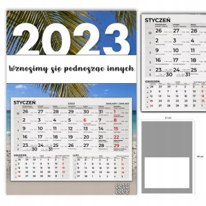 Kalendarz Jednodzielny Ścienny 2023 MOTYWACYJNE Wz