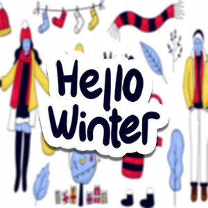 Naklejki Do Planera Kalendarza Bujo HELLO WINTER