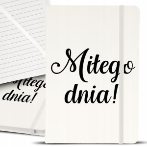 Notes Notatnik Bujo A5 Biały MIŁEGO DNIA Top Wzory