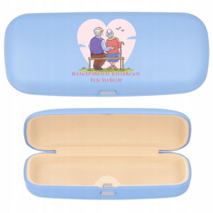 Etui Na Okulary Blue NA DZIEŃ BABCI DZIADKA Wzory