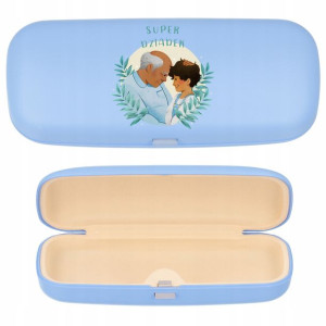 Etui Na Okulary Niebieskie DLA SUPER DZIADKA Wzory
