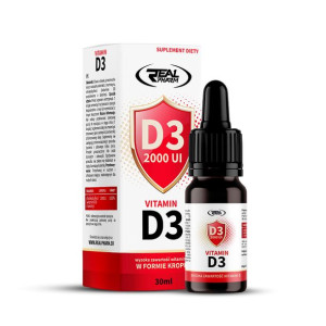 Vitamine D3 Krople - witamina D3 - Real Pharm - 30ml