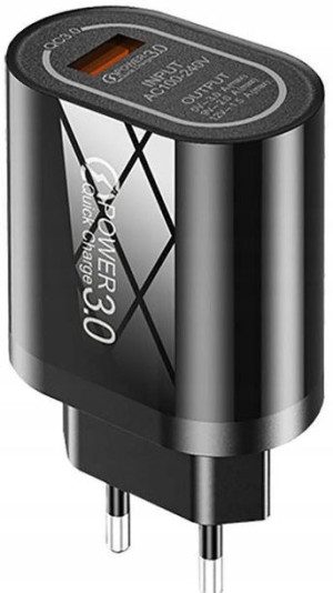 Szybka Ładowarka Sieciowa 18w Usb Quick Charge 3.0