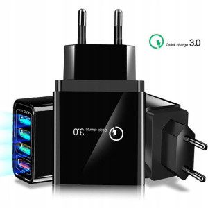 Szybka Ładowarka Sieciowa Usb Quick Charge 3.0 4x