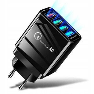 Ładowarka Sieciowa 4xUSB Szybkie ładowanie