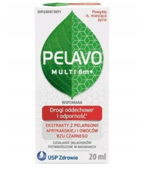 PELAVO MULTI 6m+ krople na drogi oddechowe 20 ml