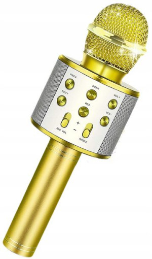 Mikrofon Bezprzewodowy Karaoke Głośnik Bluetooth