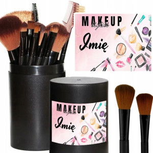 Pędzle Do Makijażu 12 szt MAKEUP STYLIST Imię Wz