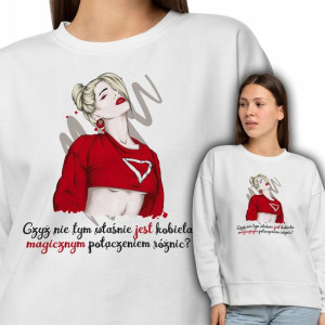 Wygodna Modna Damska Bluza FASHION MODNE Wz - S