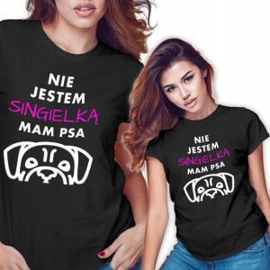 Koszulka Damska Nie Jestem Singielką Mam Psa Wz Xs