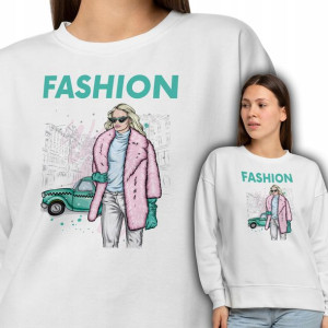 Wygodna Modna Damska Bluza SUBTELNE FASHION Wz - M