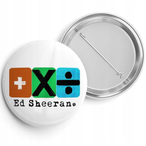 PRZYPINKA 44mm Wiele Wzorów ED SHEERAN 2022 Tour
