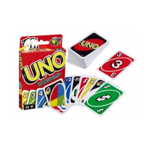 Gra Karciana Uno Karty Logiczna Mattel Oryginalna