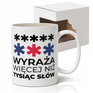 KUBEK 330ml ANTY-PIS Śmieszny Prezent Wiele Wzorów