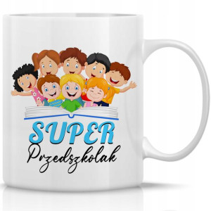 KUBEK 330ml dla PRZEDSZKOLAKA Ucznia Prezent Wzory