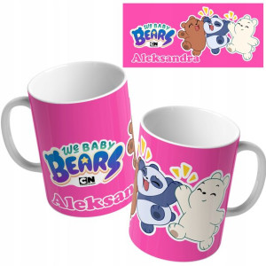 KUBEK 330ml PREZENT Baby BEARS MISIE Twoje IMIĘ