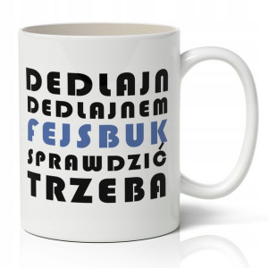 KUBEK 330ml Śmieszny Gadżet Prezent DO PRACY 66