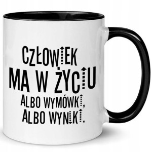 Kubek Czarne Teksty Inspirujące Nas Wiele Wzorów