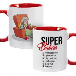 KUBEK Dla BABCI PREZENT NA Dzień Babci Różne Wzory