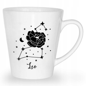 Kubek Latte Na Prezent Dla Zodiakary Lew Wzory