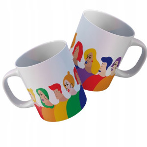 Kubek Lgbt+ 07 Kubek Na Prezent, Tęczowy Kubek