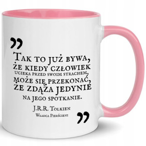 Kubek Różowy Prezent Cytaty Dla Fanów Lotr Wzory